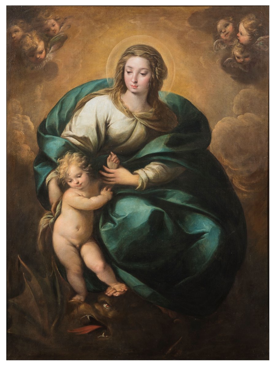 Carlo Francesco Nuvolone, Madonna And Child-photo-3
