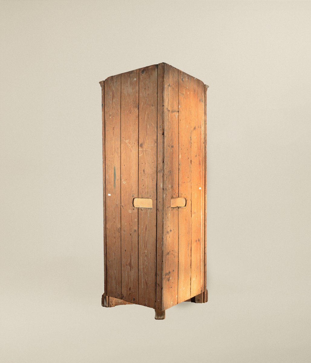 Grande encoignure en bois laqué, Gênes, XVIIIe siècle-photo-4