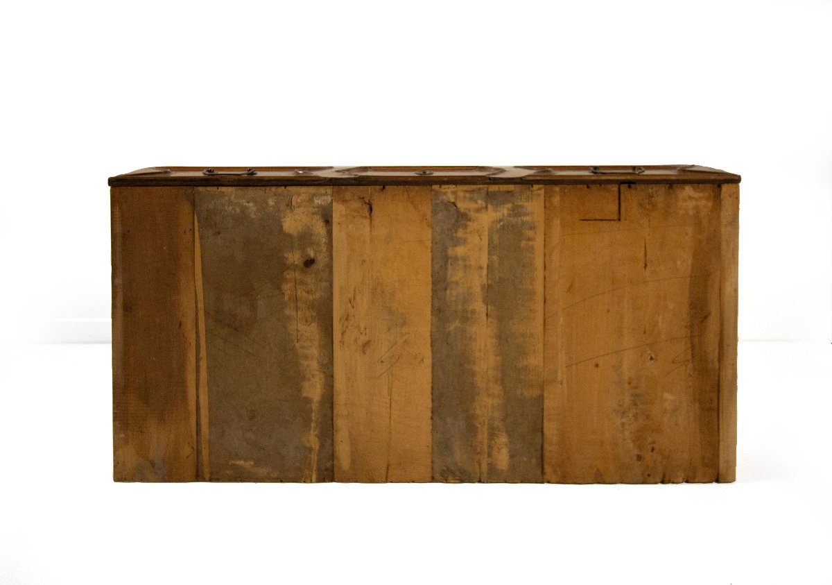 Chest Of Drawers With Walnut And Burl Veneer, Lombardy, Early 18th Century-photo-1