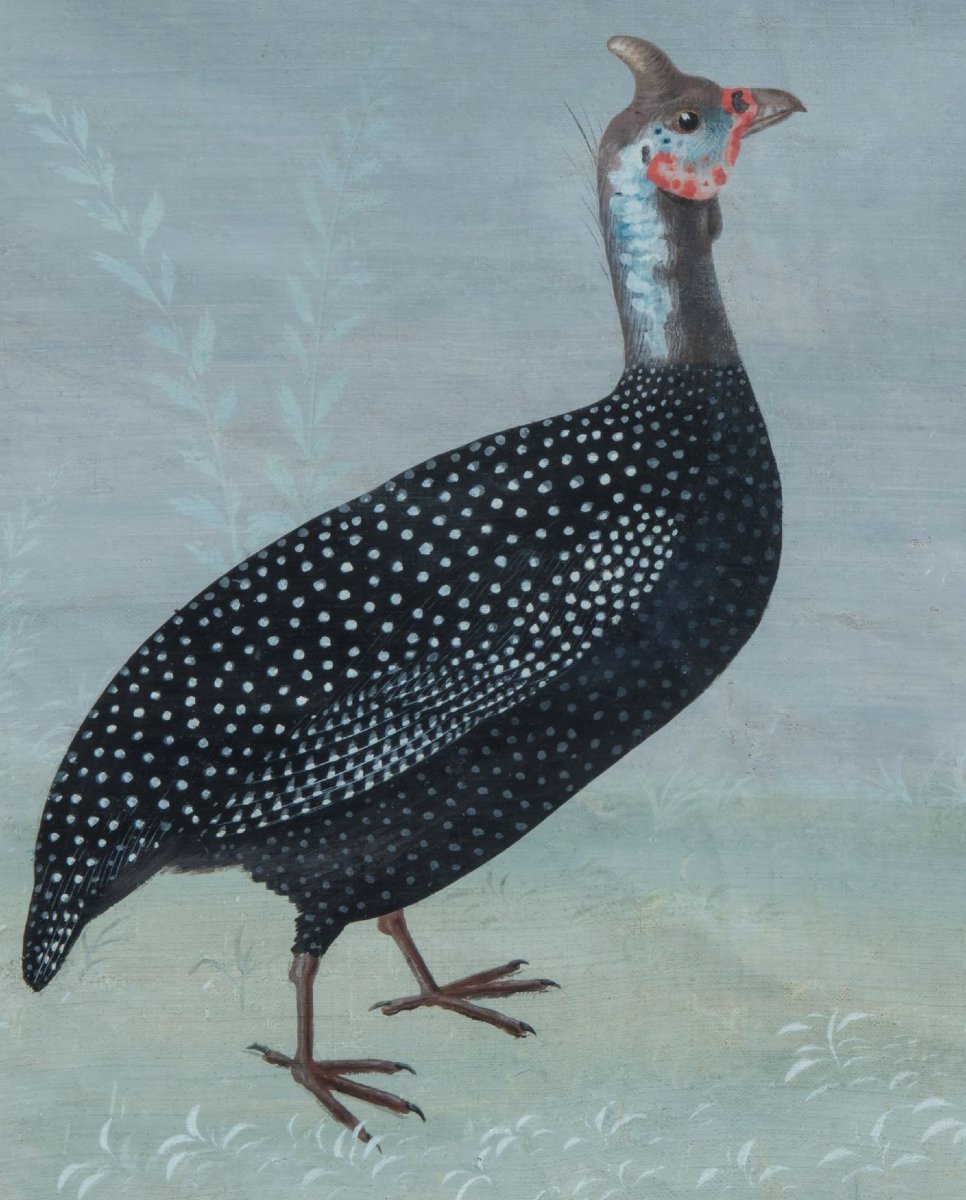 Peintre de la fin du XVIIIe/début du XIXe siècle (style Raineri) "Le poulet du Pharaon"-photo-3