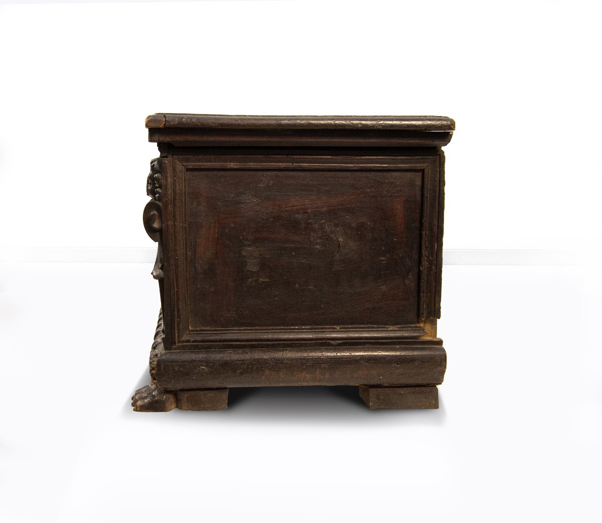 Walnut And Burl Chest, 17th Century-photo-4