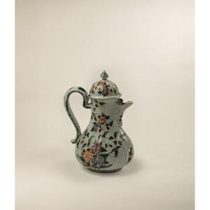 Cafetière En Majolique Polychrome, Vénétie, XVIIIe Siècle