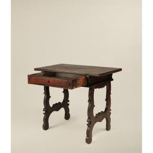 Walnut Table Of The 18th Century