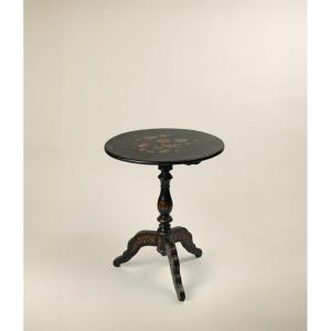 19th Century Ebonized Wood Coffee Table