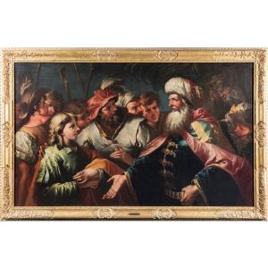 Gaspare Diziani (Belluno 1689 - Venise 1767) "Joseph vendu à Putifarre"