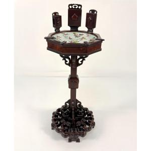 Mahogany Smoking Cupboard, China, Second Half Of The 19th Century,