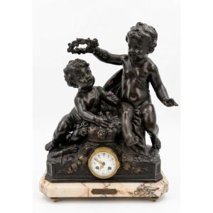 Pendule de table Antimony, France , XXe siècle