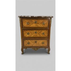 Jean Baptiste Tuart   Chest Of Drawers  – Rosewood-paneled Writing Desk, France, Late 18th Century 
