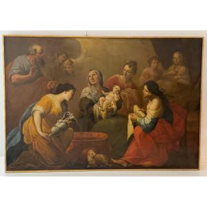 Anonyme, XVIIIe siècle La Naissance de la Vierge, XVIIIe siècle