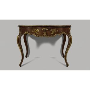 Console Table, Partially Gilded, 18th Century
