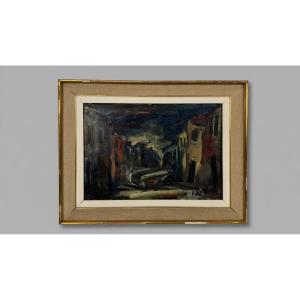 Anonymous, 20th Century, Village Scene