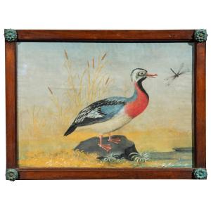 Painter Of The Late 18th/early 19th Century (in The Style Of The Raineri Family) *frigate With A Dragonfly*