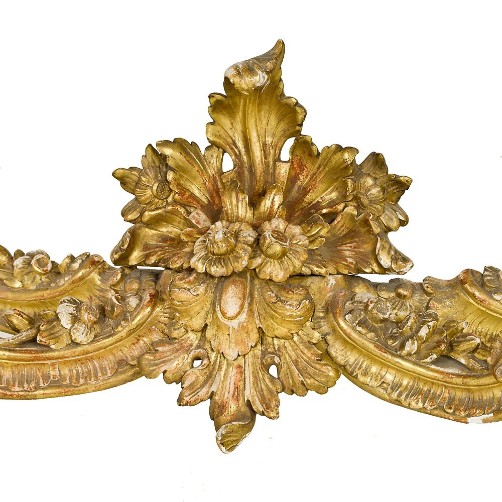 Console Louis XV avec miroir-photo-1