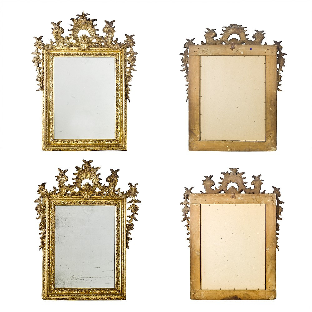 Paire de miroirs Louis XV de Naples
