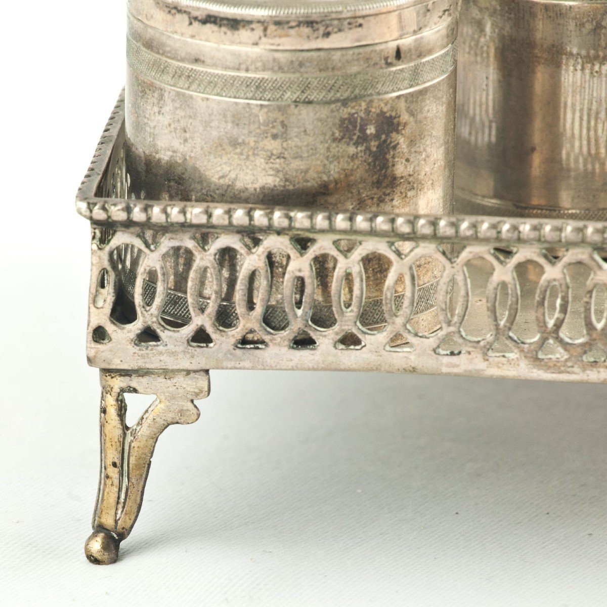 Neapolitan Silver Inkwell-photo-4