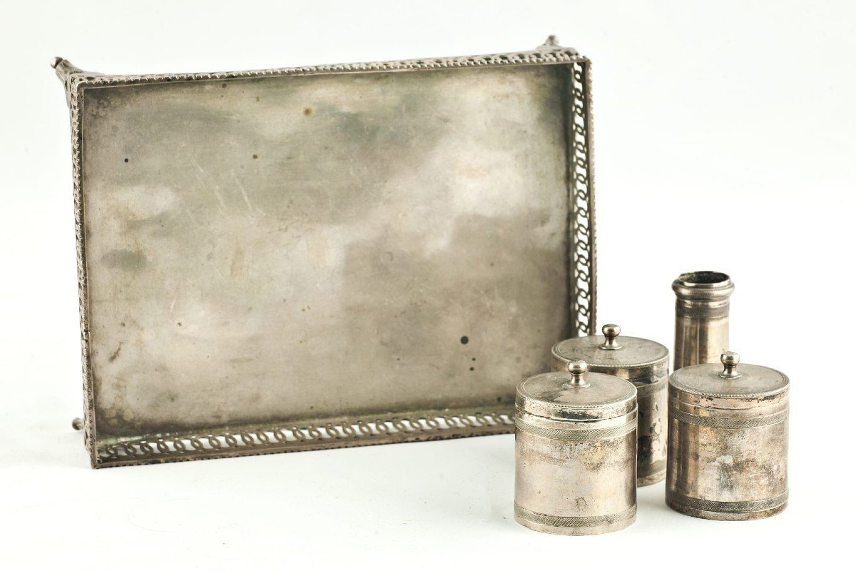 Neapolitan Silver Inkwell-photo-7