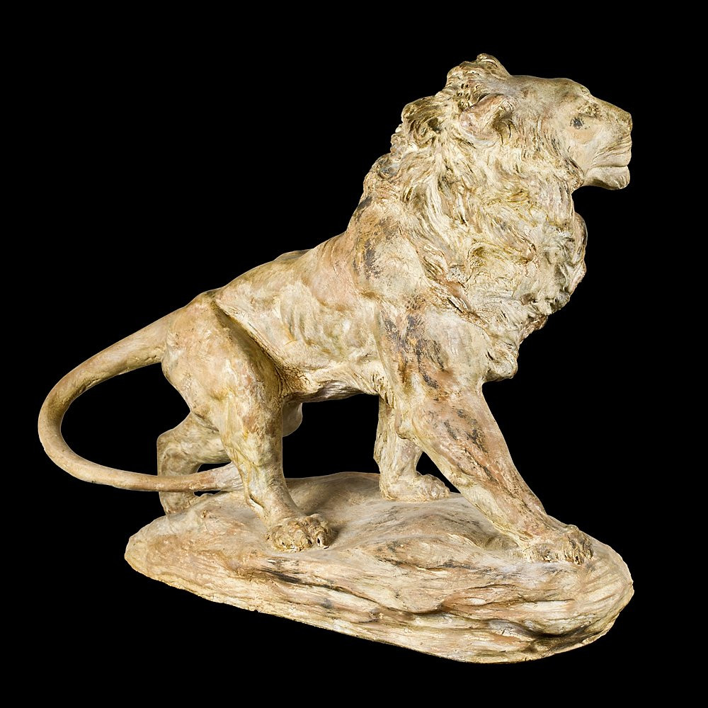 Sculpture Depicting A Lion – Armand Fagotto-photo-3