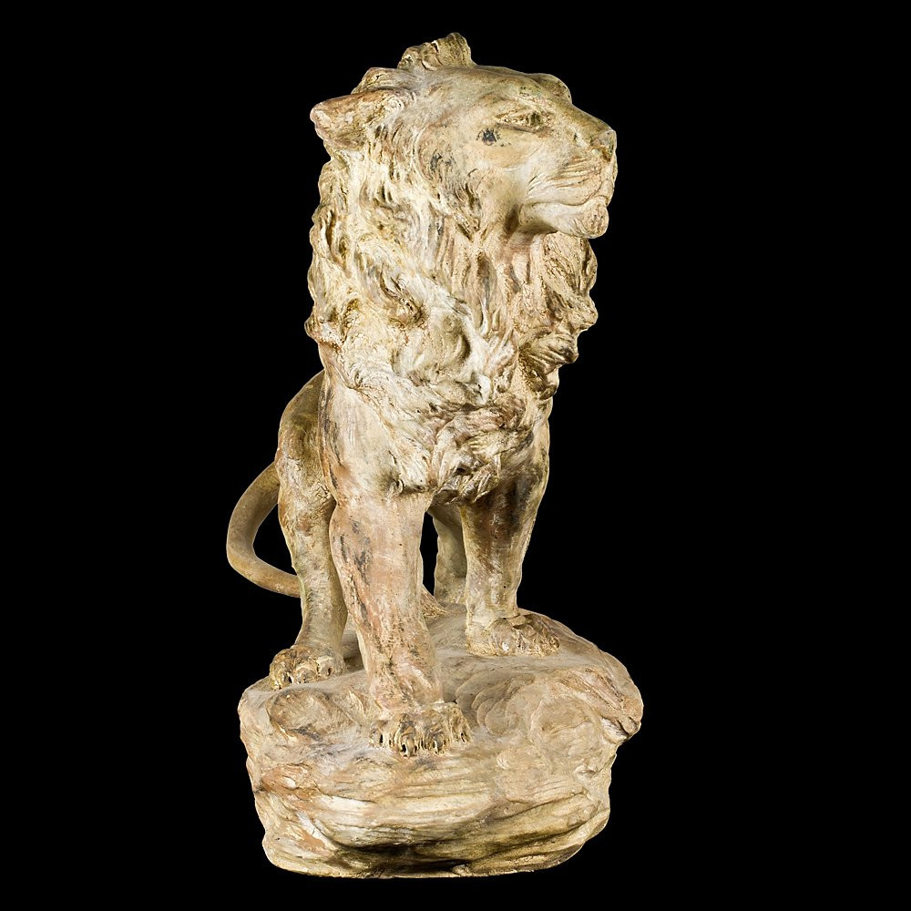 Sculpture Depicting A Lion – Armand Fagotto-photo-4