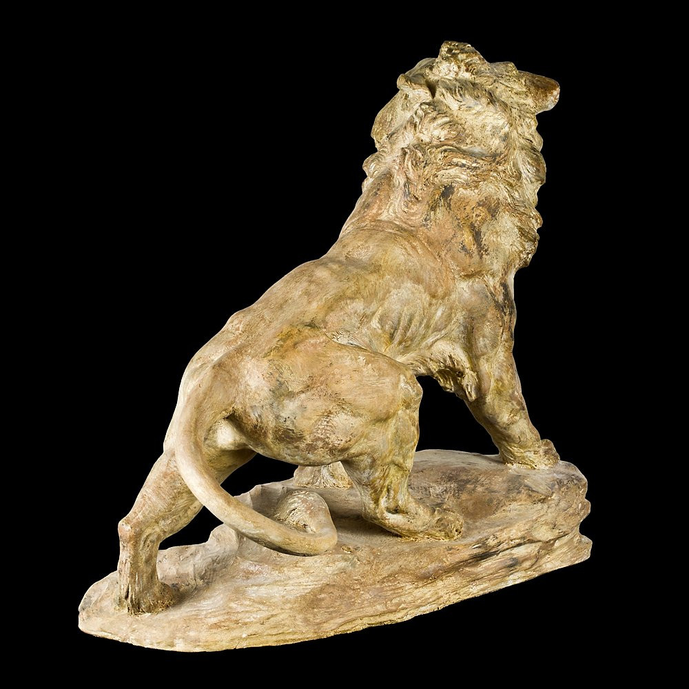 Sculpture Depicting A Lion – Armand Fagotto-photo-2