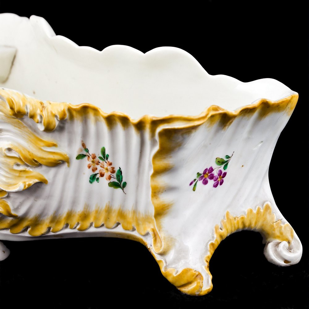 Pair Of Capodimonte Porcelain Flower Pots-photo-6