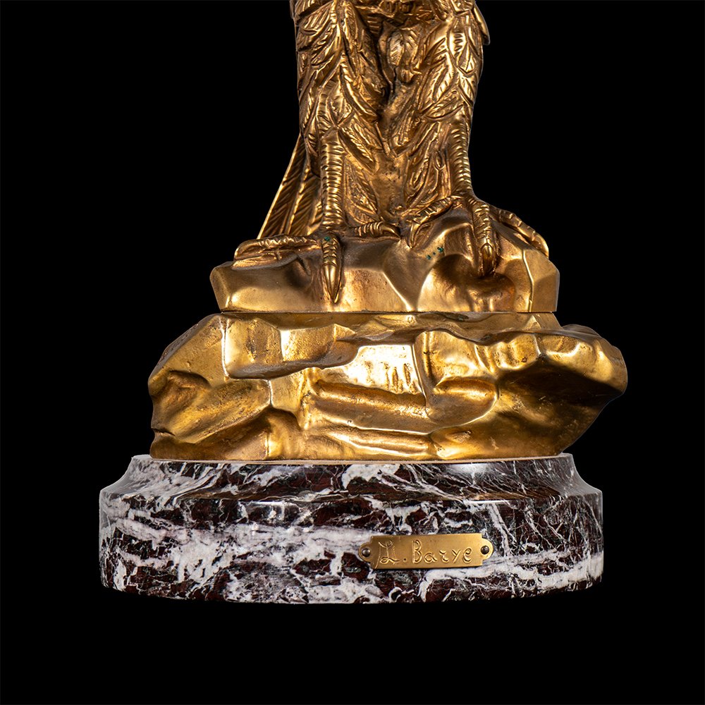 Sculpture représentant un aigle – Antoine Louis Barye-photo-2