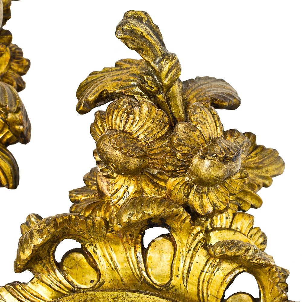 Pair Of Louis XV Mirrors From Naples-photo-1