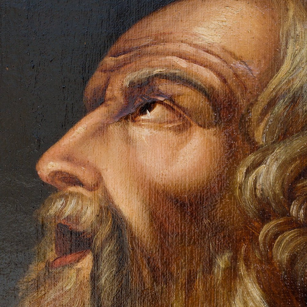 Painting Depicting Saint Paul The Hermit-photo-3