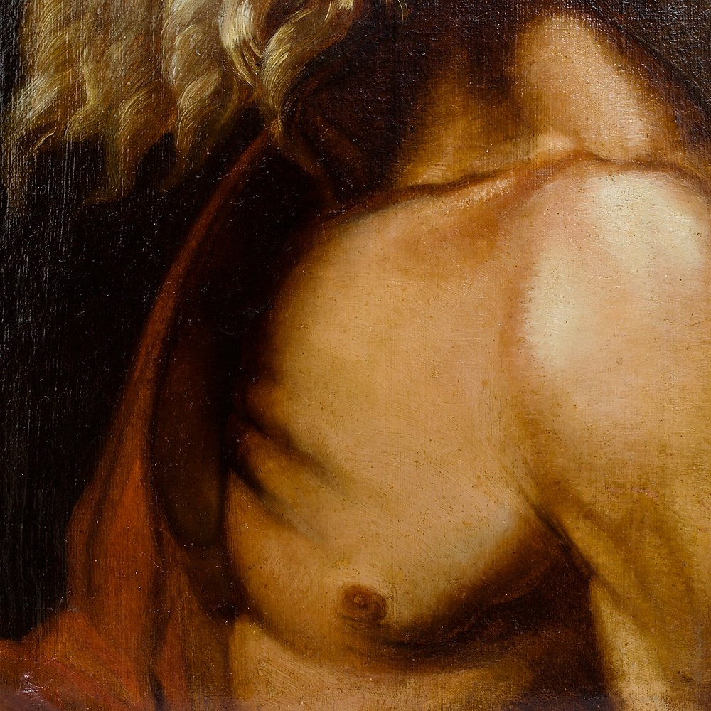 Painting Depicting Saint Paul The Hermit-photo-4