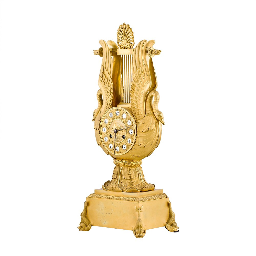 Pendule Lyre