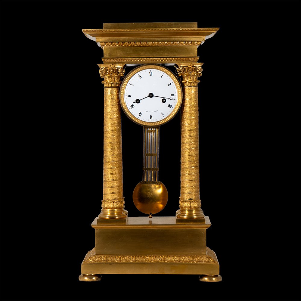 Empire Clock – Dial Signed “angevin à Paris”-photo-3