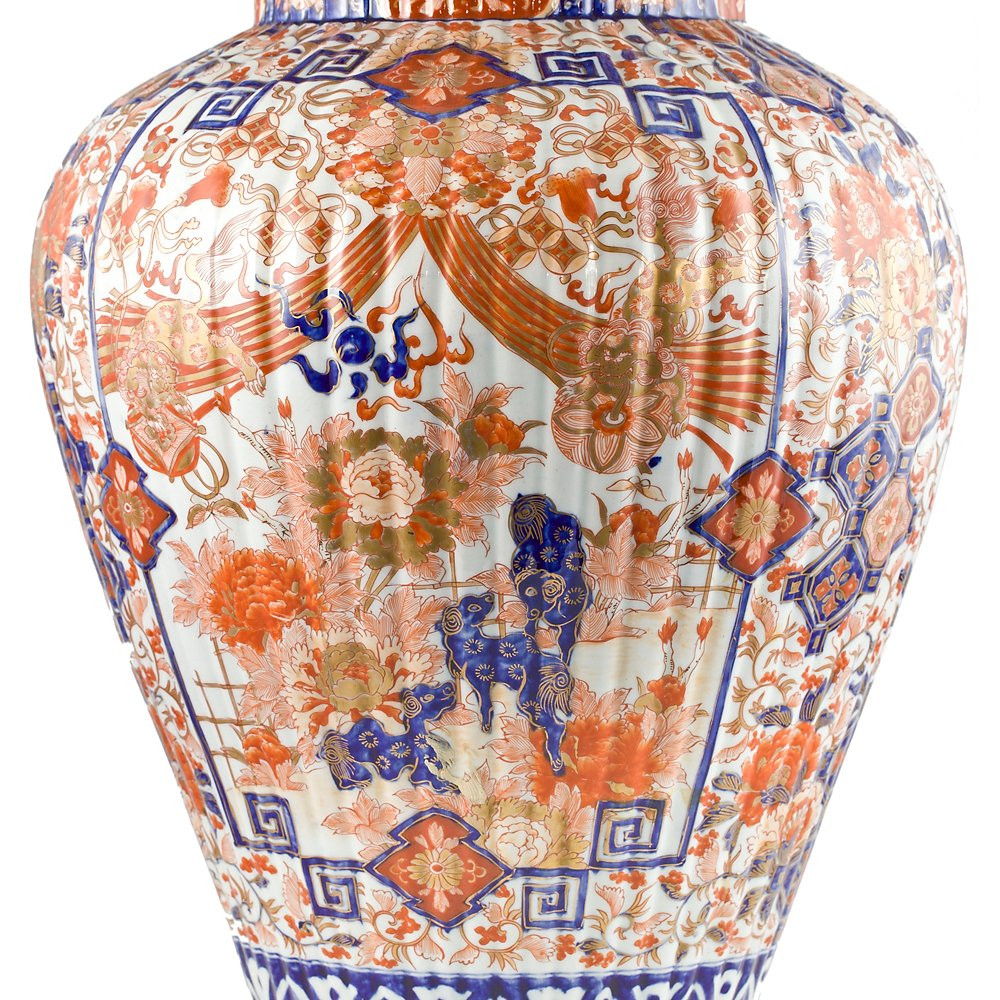 Pair Of Imari Vases - Japan-photo-4