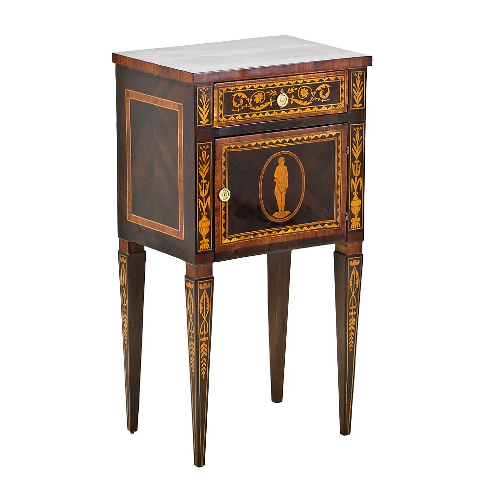 Louis XVI Lombard Nightstand