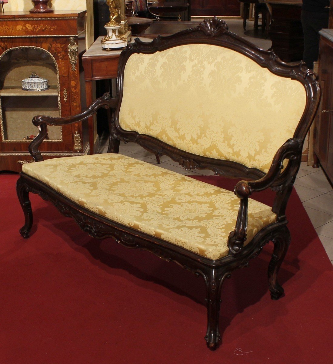 Canapé en noyer-photo-3