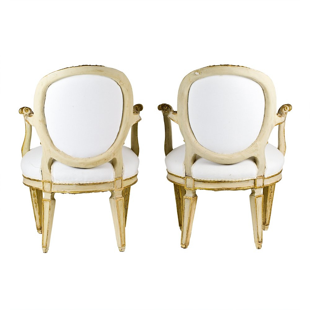 Pair Of Louis XVI Armchairs-photo-1