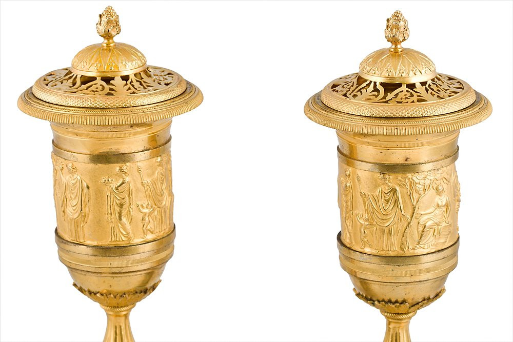 Paire de brûleurs d'encens-photo-2