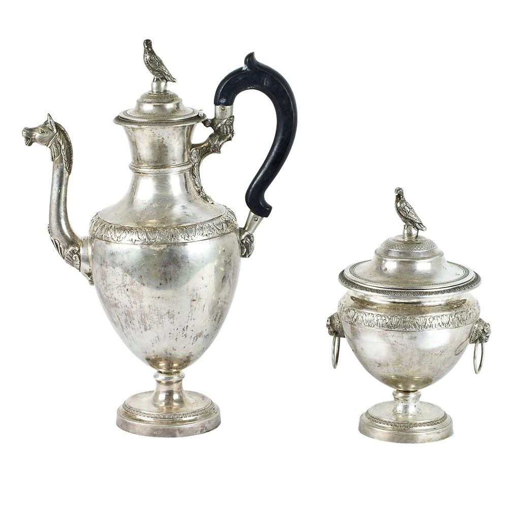 Coffee Pot And Sugar Bowl Set