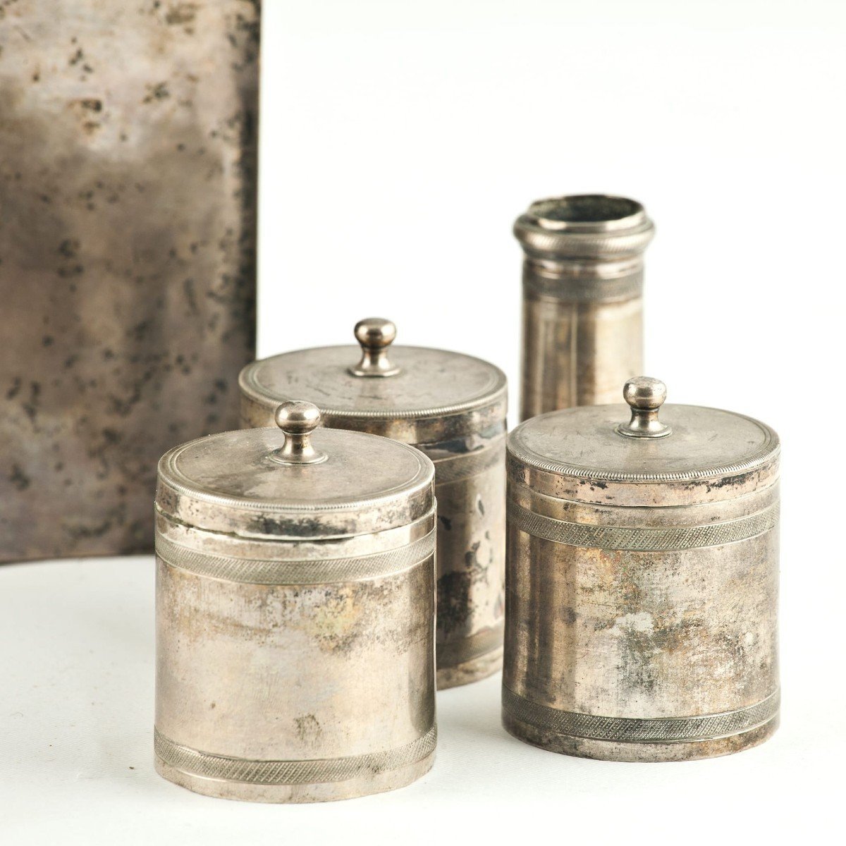 Neapolitan Silver Inkwell-photo-2