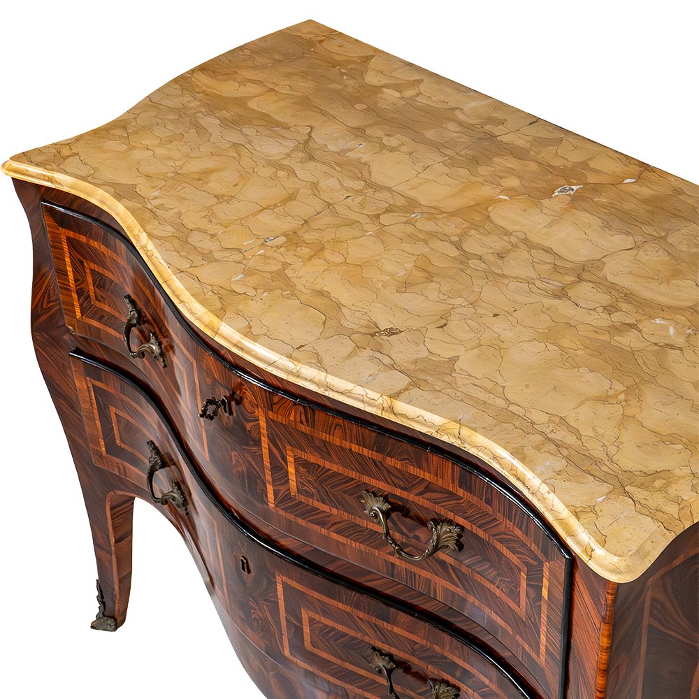 Louis XV Neapolitan Chest Of Drawers-photo-3
