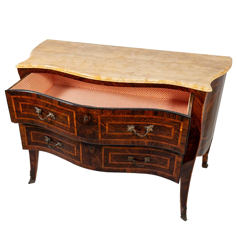 Louis XV Neapolitan Chest Of Drawers-photo-1