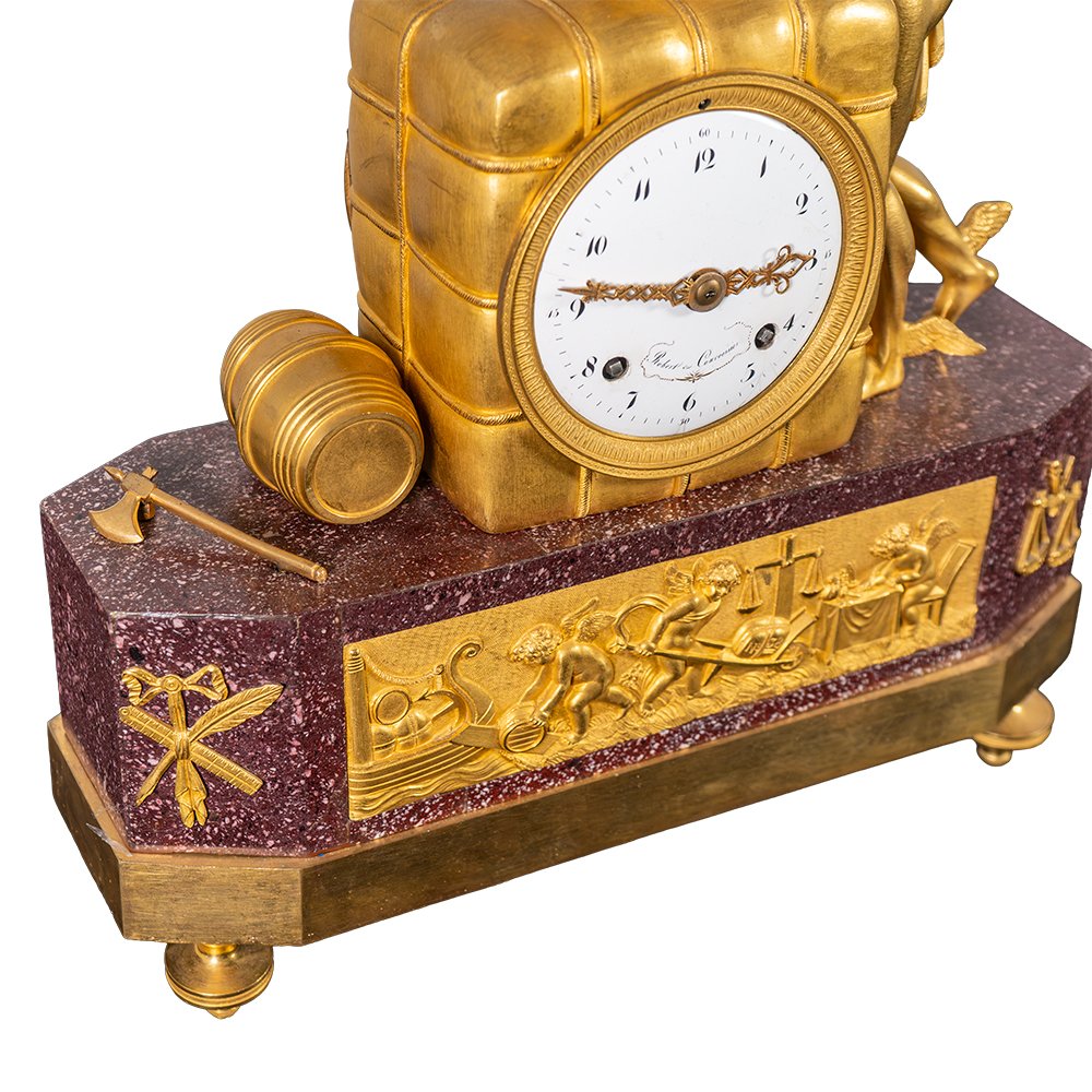 Clock Depicting Mercury - Le Courvoisier-photo-3