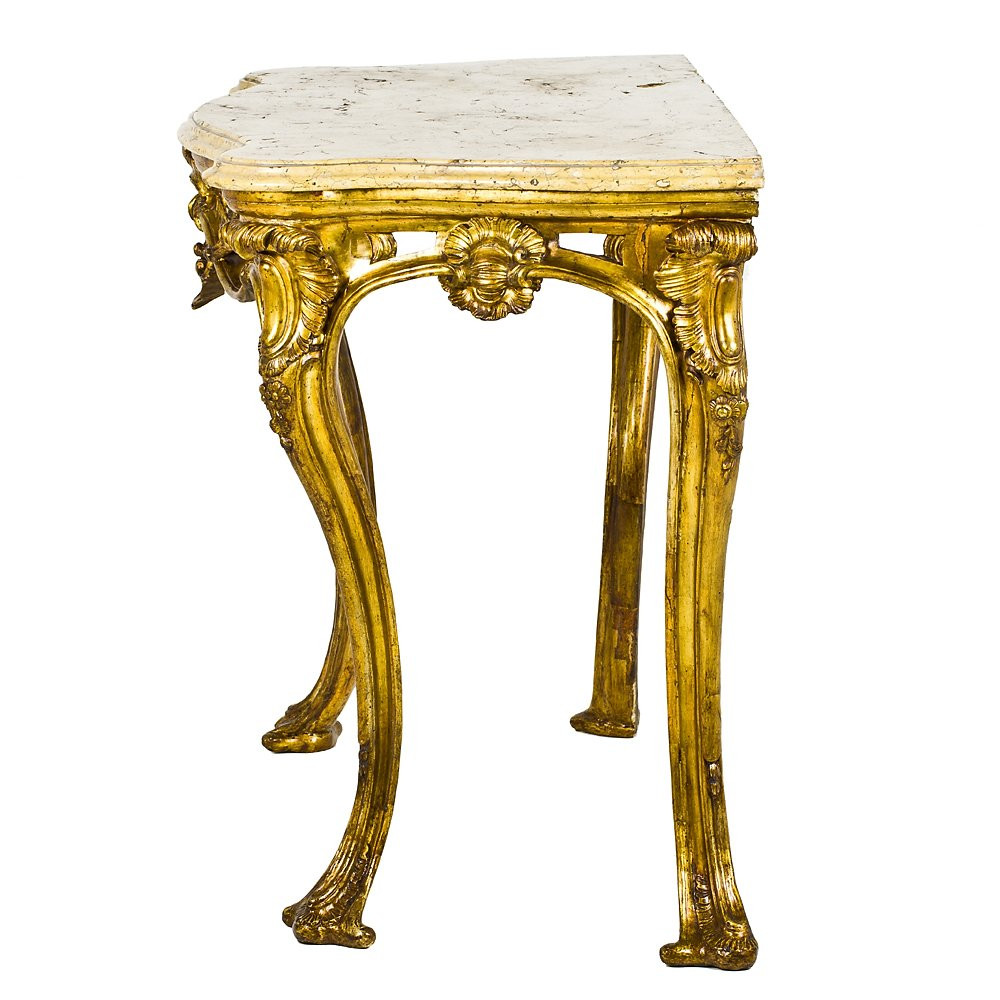 Paire de consoles Louis XV de Naples-photo-4