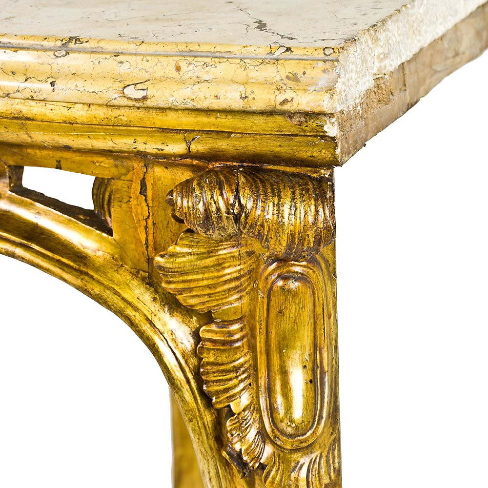 Paire de consoles Louis XV de Naples-photo-2