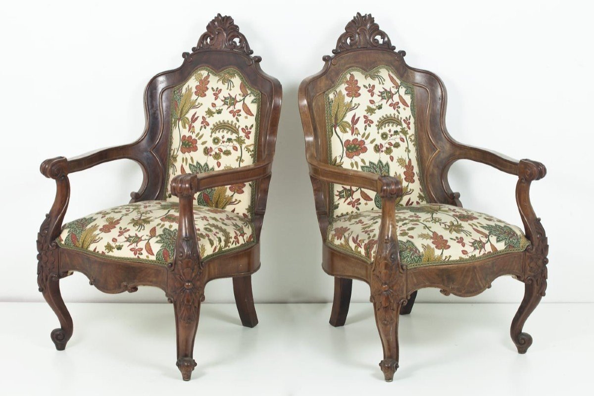 Paire de fauteuils-photo-3