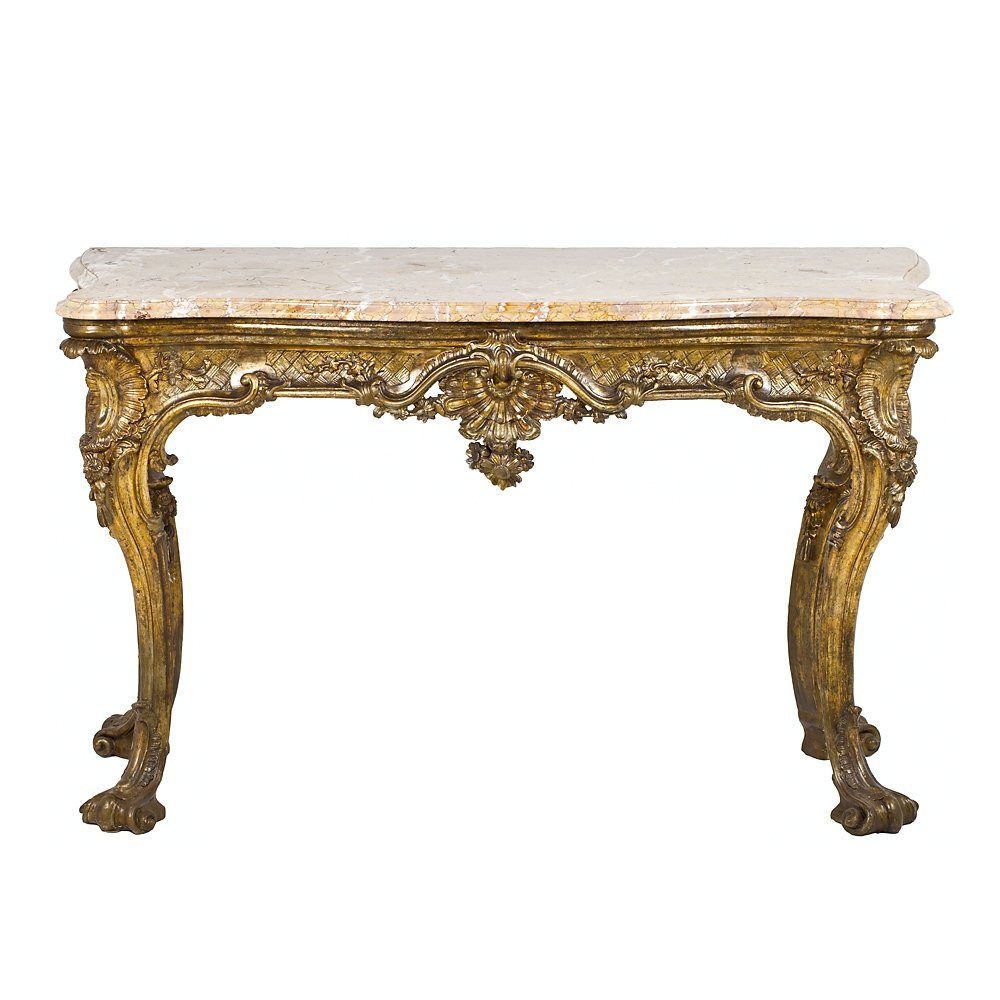 Pair Of Louis XV Console Tables-photo-2