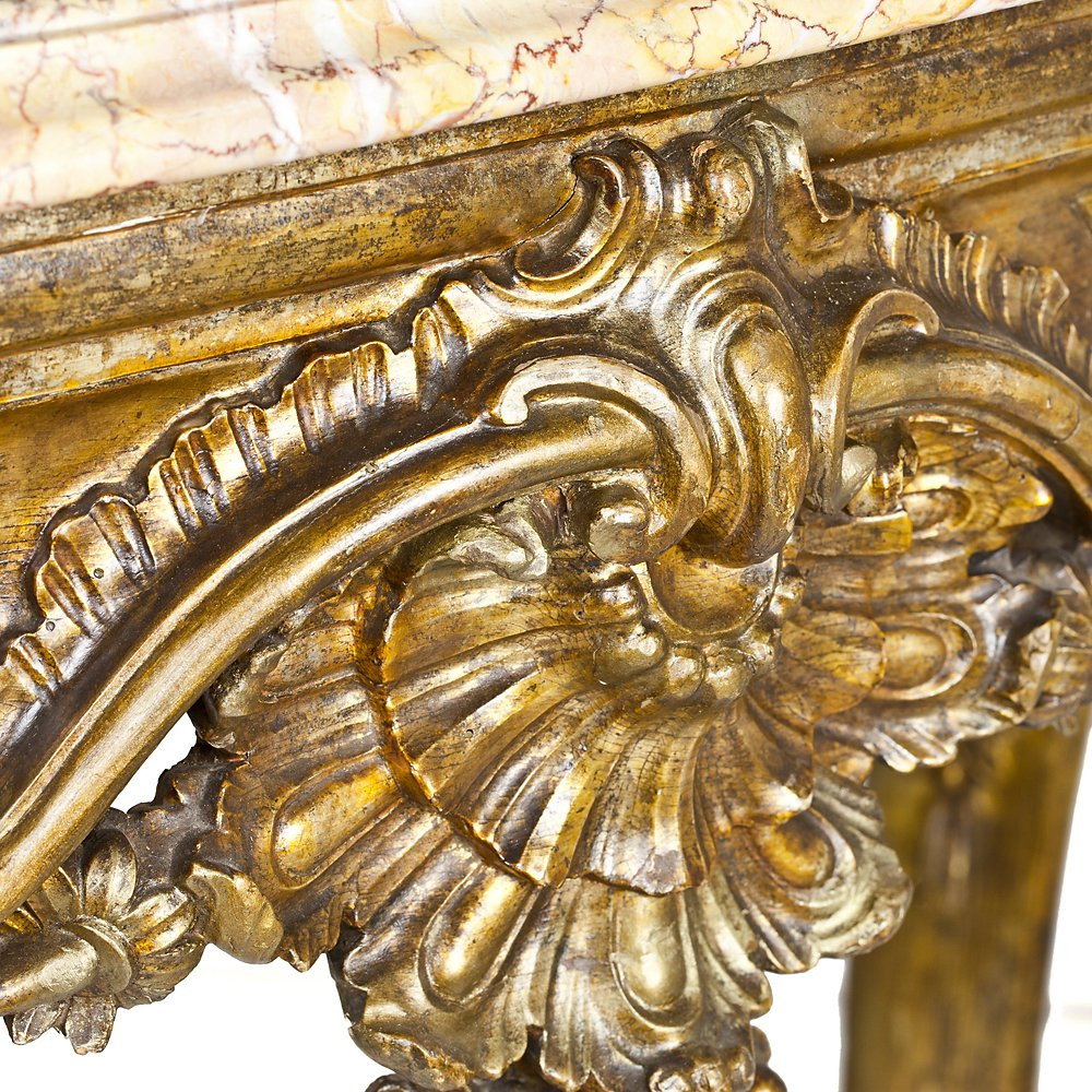 Pair Of Louis XV Console Tables-photo-2