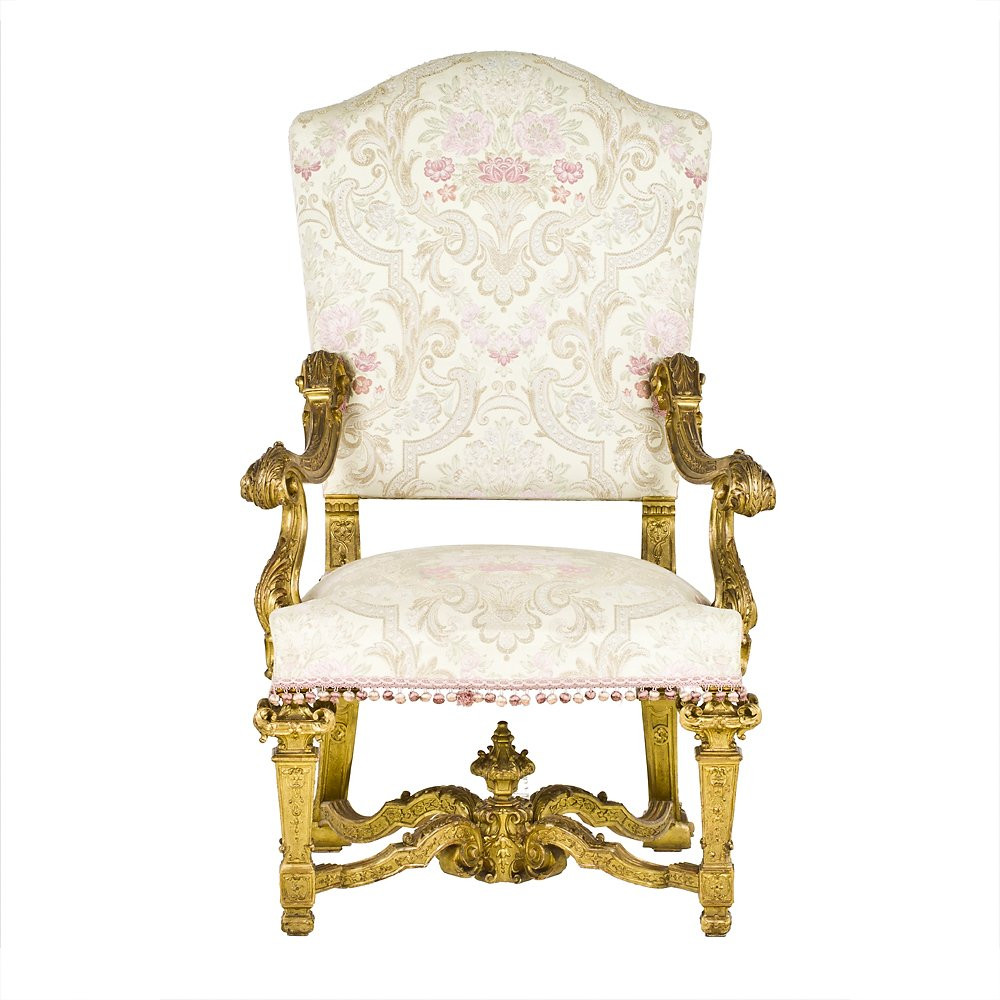 Piedmontese Transition Louis XV - Louis XVI Armchair-photo-2