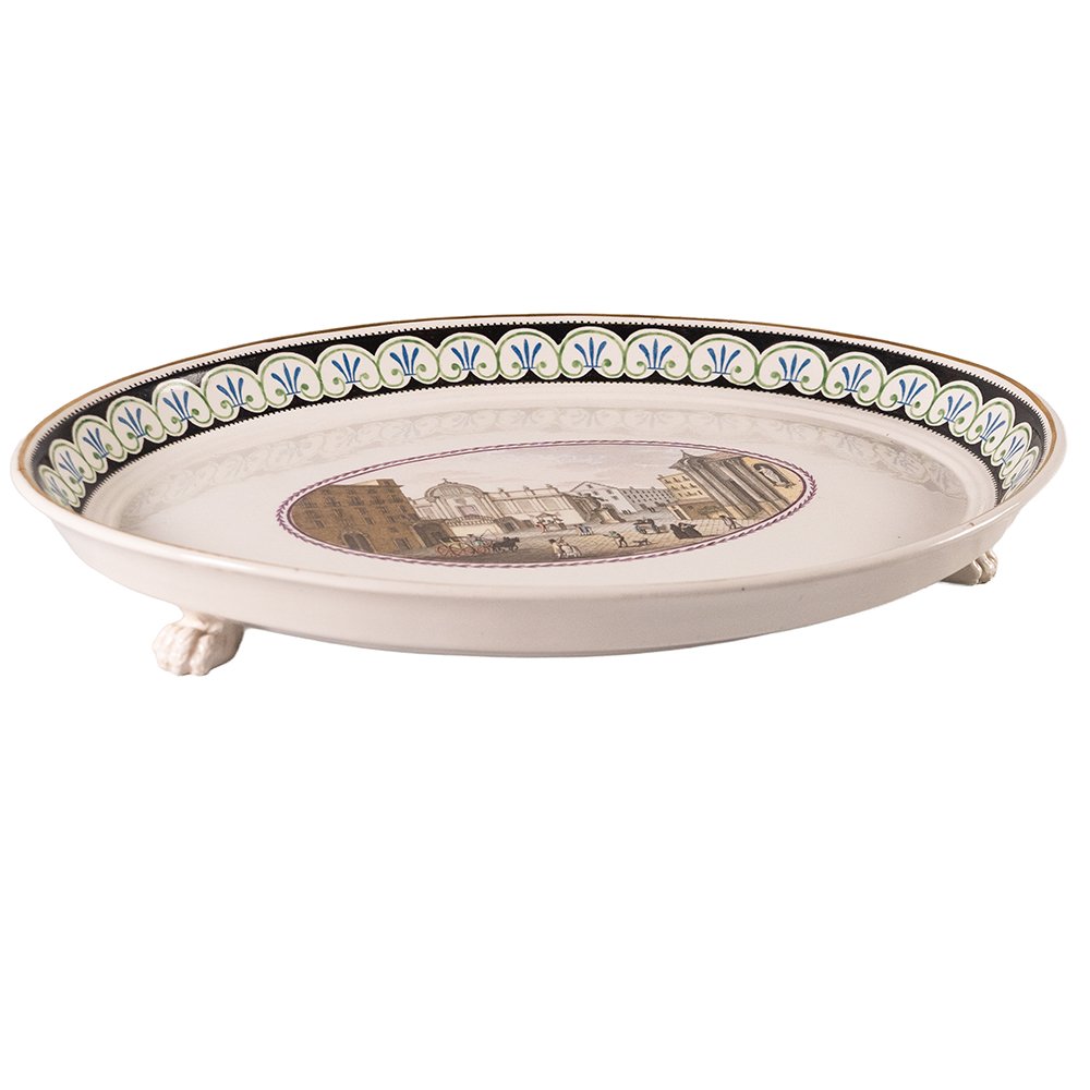 Plateau en faïence napolitaine « Del Vecchio »-photo-4