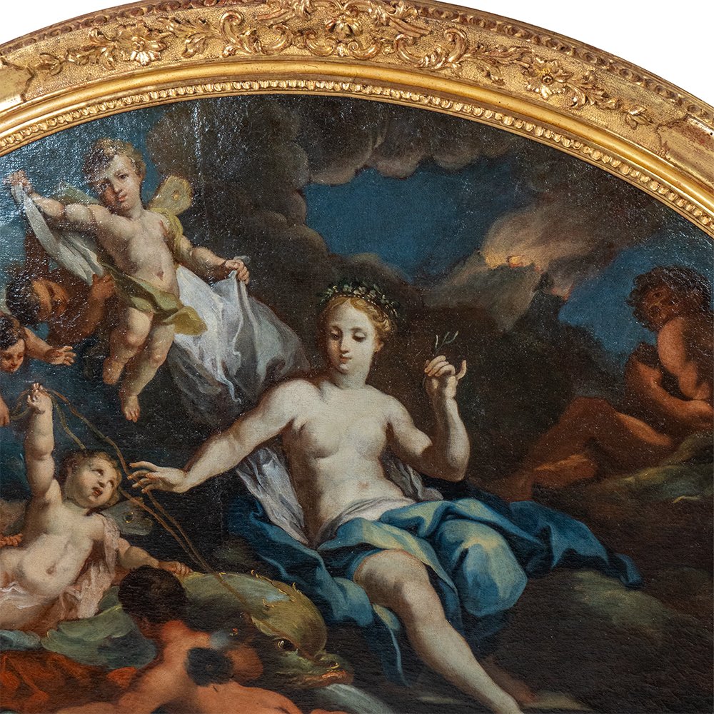 Tableau représentant « Le Triomphe de Galatée » par Placido Costanzi-photo-5