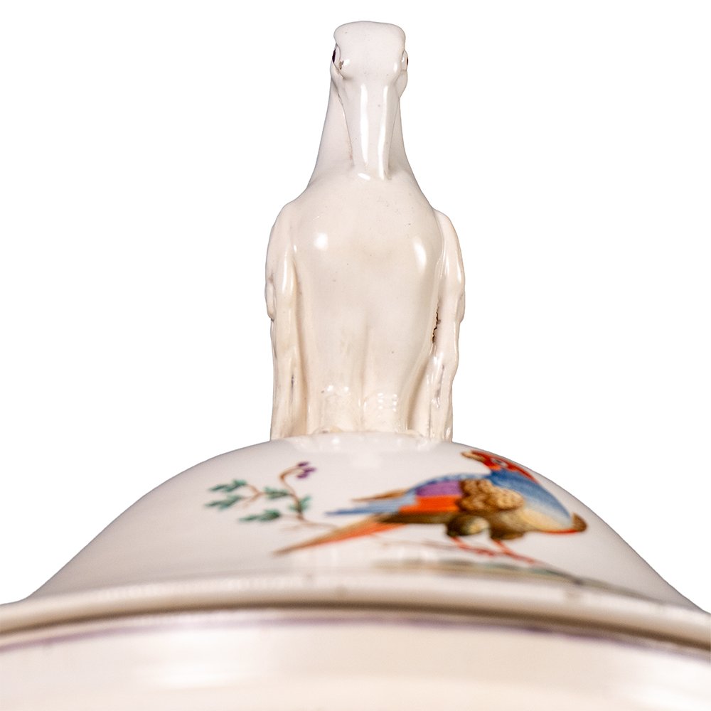 Neapolitan Giustiniana Earthenware Tureen-photo-5