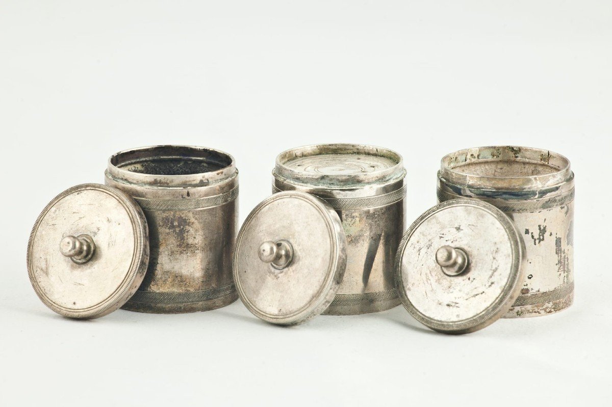 Encrier napolitain en argent-photo-4